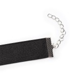 Halsband mit Schleife und Glöckchen, 29 cm, Grösse M, Schwarz von Latetobed BDSM Line | Fesselliebe.de