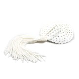 Pailletten-Nippelabdeckung mit Quaste, Weiss von Latetobed BDSM Line | Fesselliebe.de