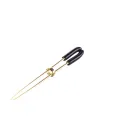 Nippelklemmen mit Glasperlen, Golden von Latetobed BDSM Line