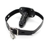 Verschliessbarer Langer Penis 10 cm Knebelball Schwarz von Latetobed BDSM Line | Fesselliebe.de