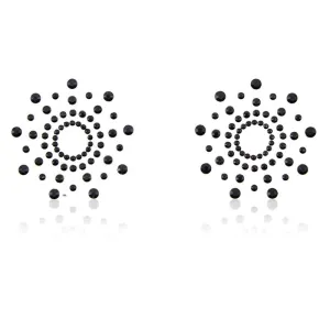 Schneeflocken-Nippelabdeckungen Schwarz von Latetobed BDSM Line | Fesselliebe.de