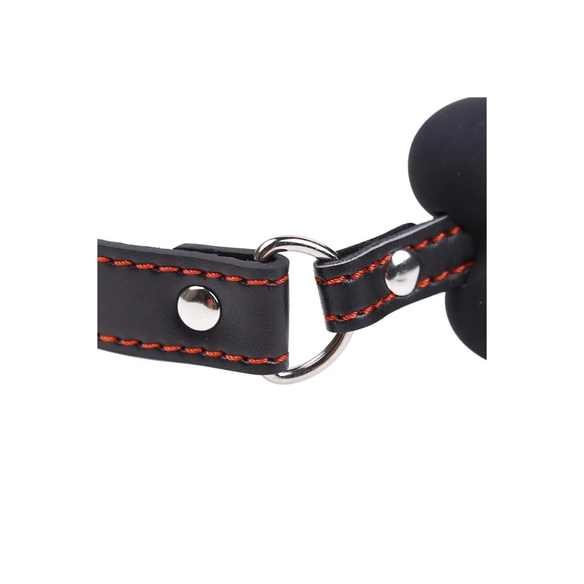 Knochen-Knebelball Silikon 12 cm Schwarz von Latetobed BDSM Line | Fesselliebe.de