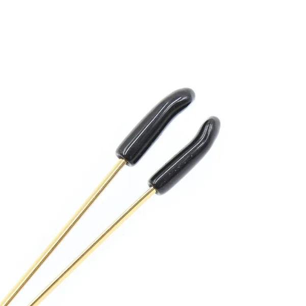 Nippelklemmen Metall Schwarz/Gold von Latetobed BDSM Line | Fesselliebe.de