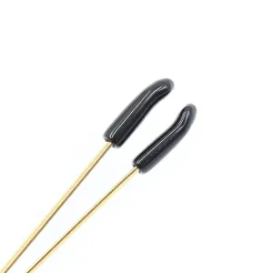 Nippelklemmen Metall Schwarz/Gold von Latetobed BDSM Line