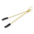 Nippelklemmen Metall Schwarz/Gold von Latetobed BDSM Line