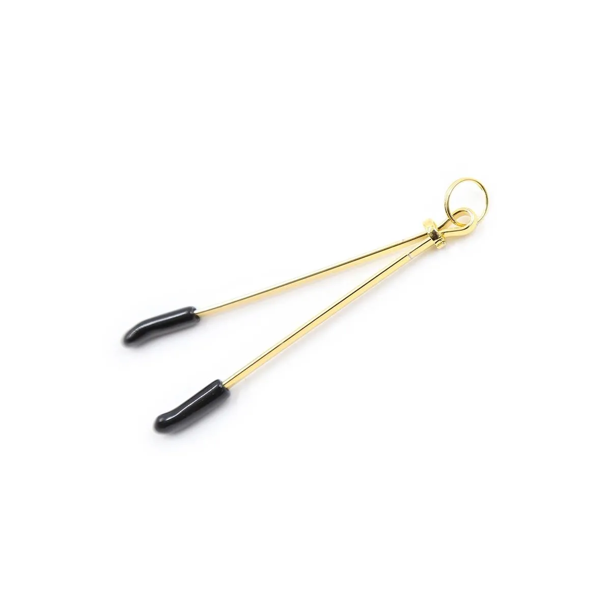 Nippelklemmen Metall Schwarz/Gold von Latetobed BDSM Line | Fesselliebe.de