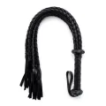 Geflochtene Peitsche 75 cm Schwarz von Latetobed BDSM Line