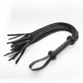 Geflochtene Peitsche 75 cm Schwarz von Latetobed BDSM Line