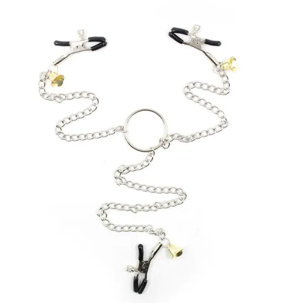Nippelklemmen und Klitorisklemmen mit Kette aus Metall von Latetobed BDSM Line | Fesselliebe.de