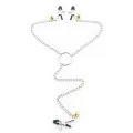 Nippelklemmen und Klitorisklemmen mit Kette aus Metall von Latetobed BDSM Line