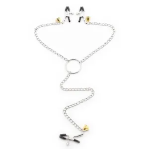 Nippelklemmen und Klitorisklemmen mit Kette aus Metall von Latetobed BDSM Line