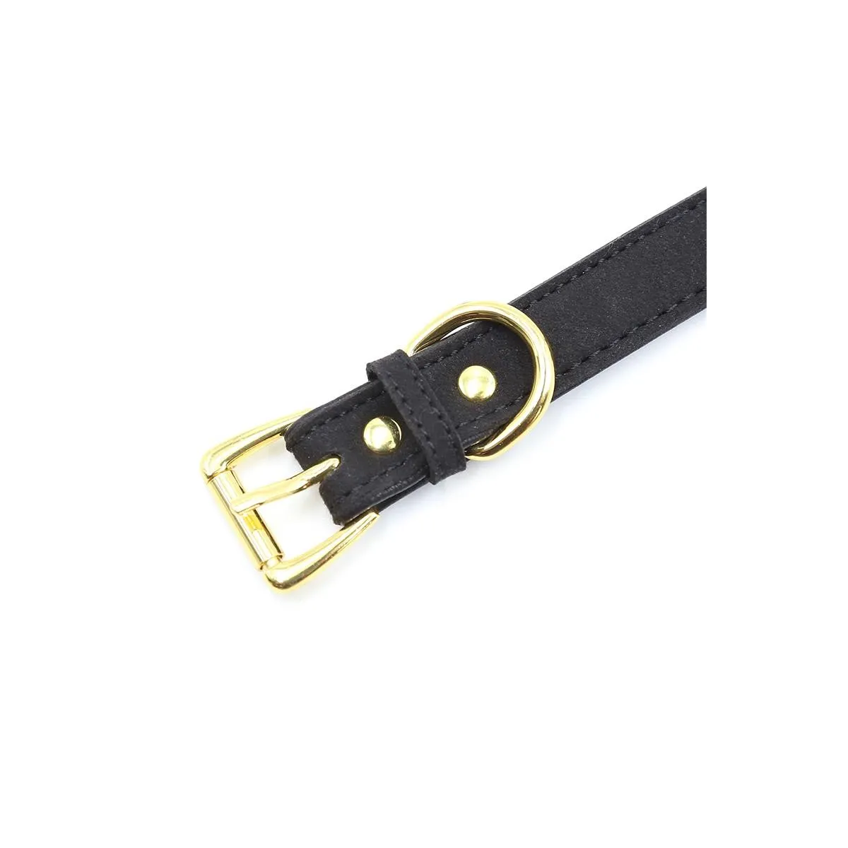 Halsband mit Schleife und Rasseln 44 cm Schwarz/Rot von Latetobed BDSM Line | Fesselliebe.de