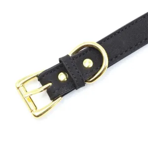 Halsband mit Schleife und Rasseln 44 cm Schwarz/Rot von Latetobed BDSM Line