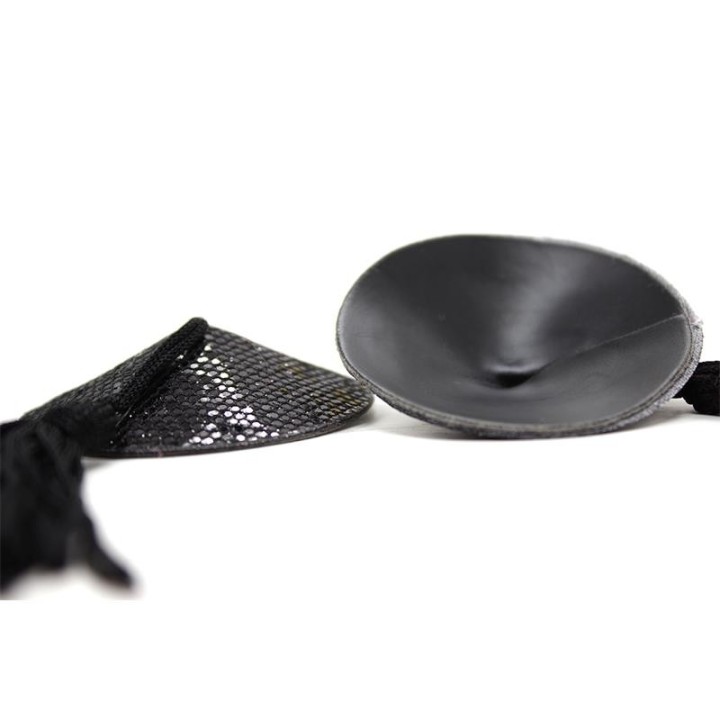 Selbstklebende Nippelabdeckungen Schwarz von Latetobed BDSM Line | Fesselliebe.de