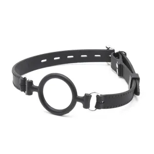 O-Ring-Ballknebel 5 cm Schwarz von Latetobed BDSM Line