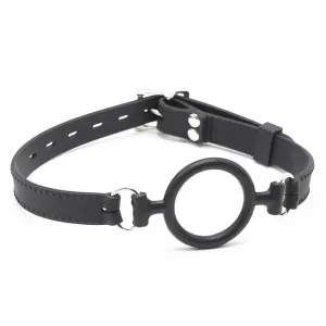 O-Ring-Ballknebel 5 cm Schwarz von Latetobed BDSM Line
