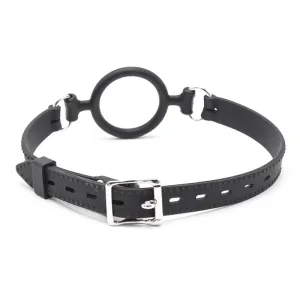 O-Ring-Ballknebel 5 cm Schwarz von Latetobed BDSM Line