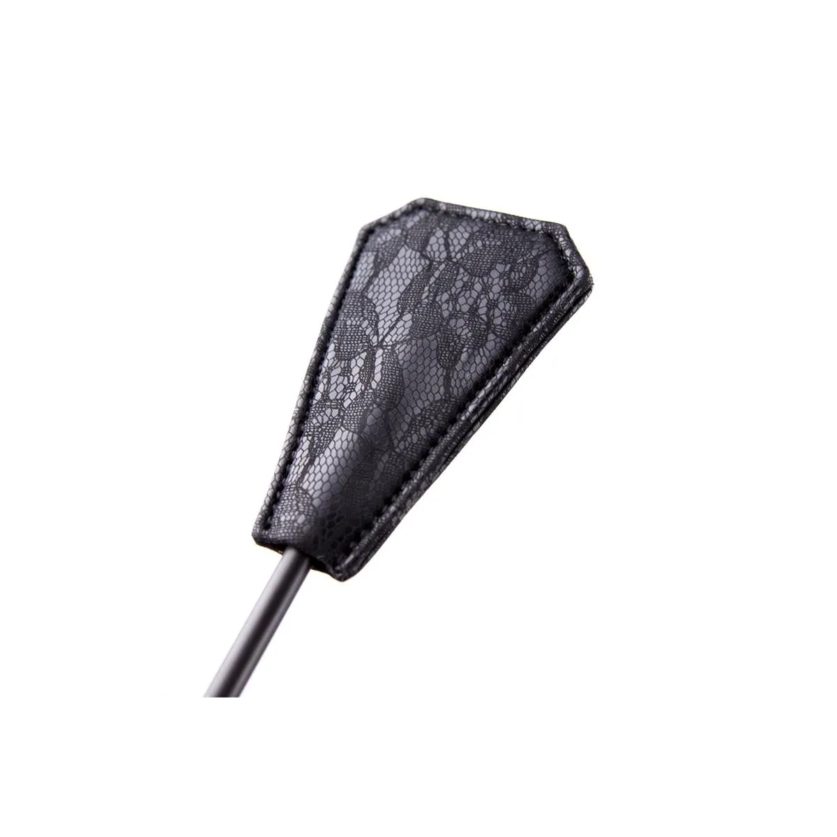 Feder-Kitzler und Paddel mit Spitze 2 In 1 56 cm Schwarz von Latetobed BDSM Line | Fesselliebe.de