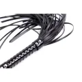 Glänzende Handgriff-Peitsche 44 cm Schwarz von Latetobed BDSM Line