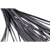 Glänzende Handgriff-Peitsche 44 cm Schwarz von Latetobed BDSM Line | Fesselliebe.de