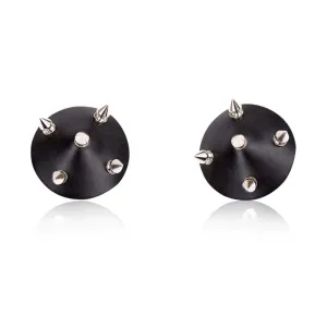 Nippel-Covers mit Stacheln, Schwarz von Latetobed BDSM Line