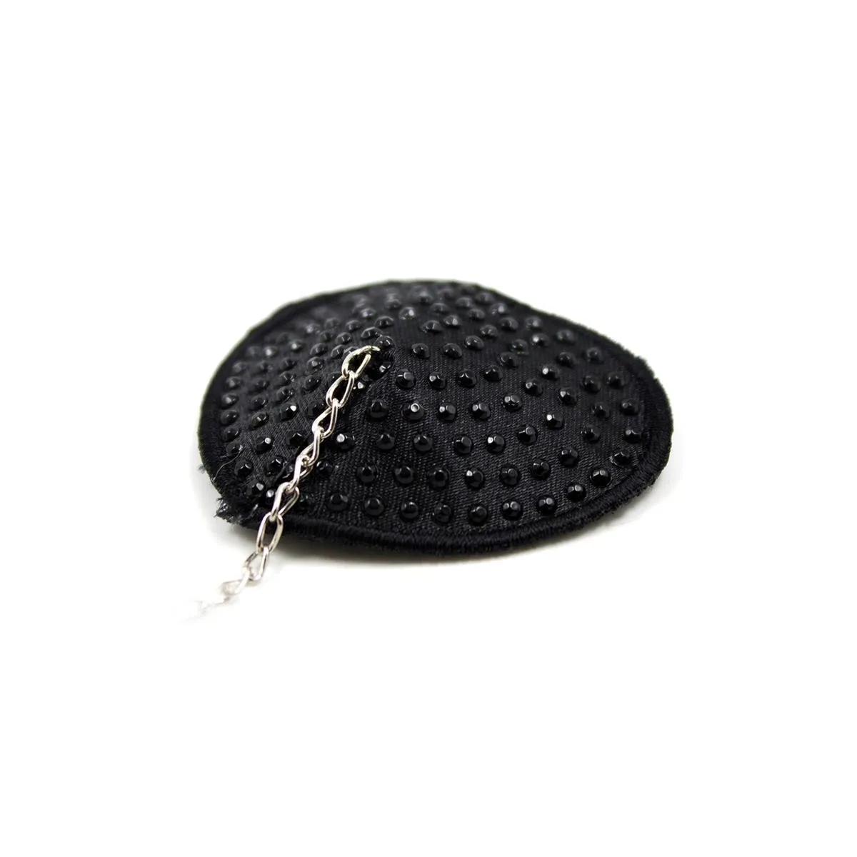 Nippel-Covers mit Metallkette, Schwarz von Latetobed BDSM Line | Fesselliebe.de