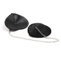 Nippel-Covers mit Metallkette, Schwarz von Latetobed BDSM Line