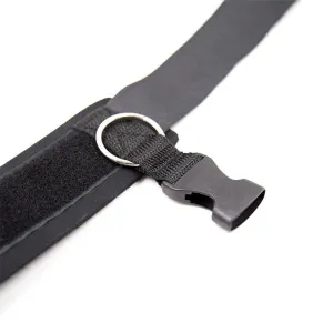 Neopren-Fussfesseln mit Klettverschluss, Schwarz von Latetobed BDSM Line