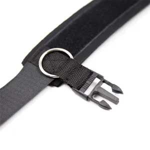 Neopren-Fussfesseln mit Klettverschluss, Schwarz von Latetobed BDSM Line