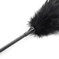 Federkitzler und Paddel 2 In 1, 48 cm, Schwarz von Latetobed BDSM Line