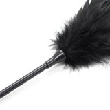Federkitzler und Paddel 2 In 1, 48 cm, Schwarz von Latetobed BDSM Line | Fesselliebe.de