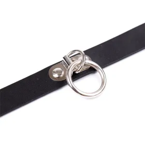Verstellbares Halsband, 43 cm, Schwarz von Latetobed BDSM Line