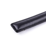 Halsband mit Metallleine und Gepolstertem Innenfutter Schwarz von Latetobed BDSM Line | Fesselliebe.de