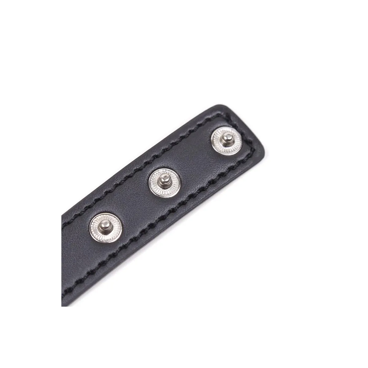 Halsband mit Herzförmigem Bügel, Verstellbar, 41,5 cm, Schwarz von Latetobed BDSM Line | Fesselliebe.de