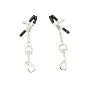 Nippelklemme mit Haken aus Metall von Latetobed BDSM Line