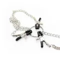 Brustwarzenklammern und Klitorisklammern mit Kette aus Metall von Latetobed BDSM Line