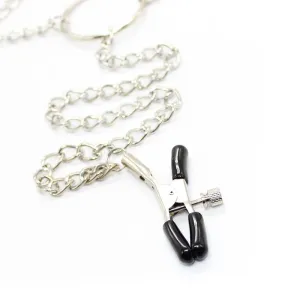 Brustwarzenklammern und Klitorisklammern mit Kette aus Metall von Latetobed BDSM Line