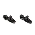 Verstellbare Nippelklemmen aus Metall, Schwarz von Latetobed BDSM Line