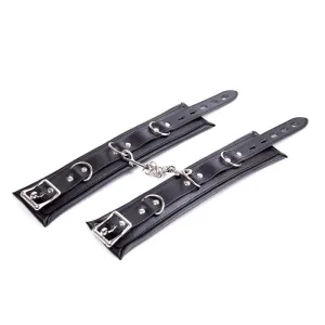 Fussfesseln Schwarz von Latetobed BDSM Line