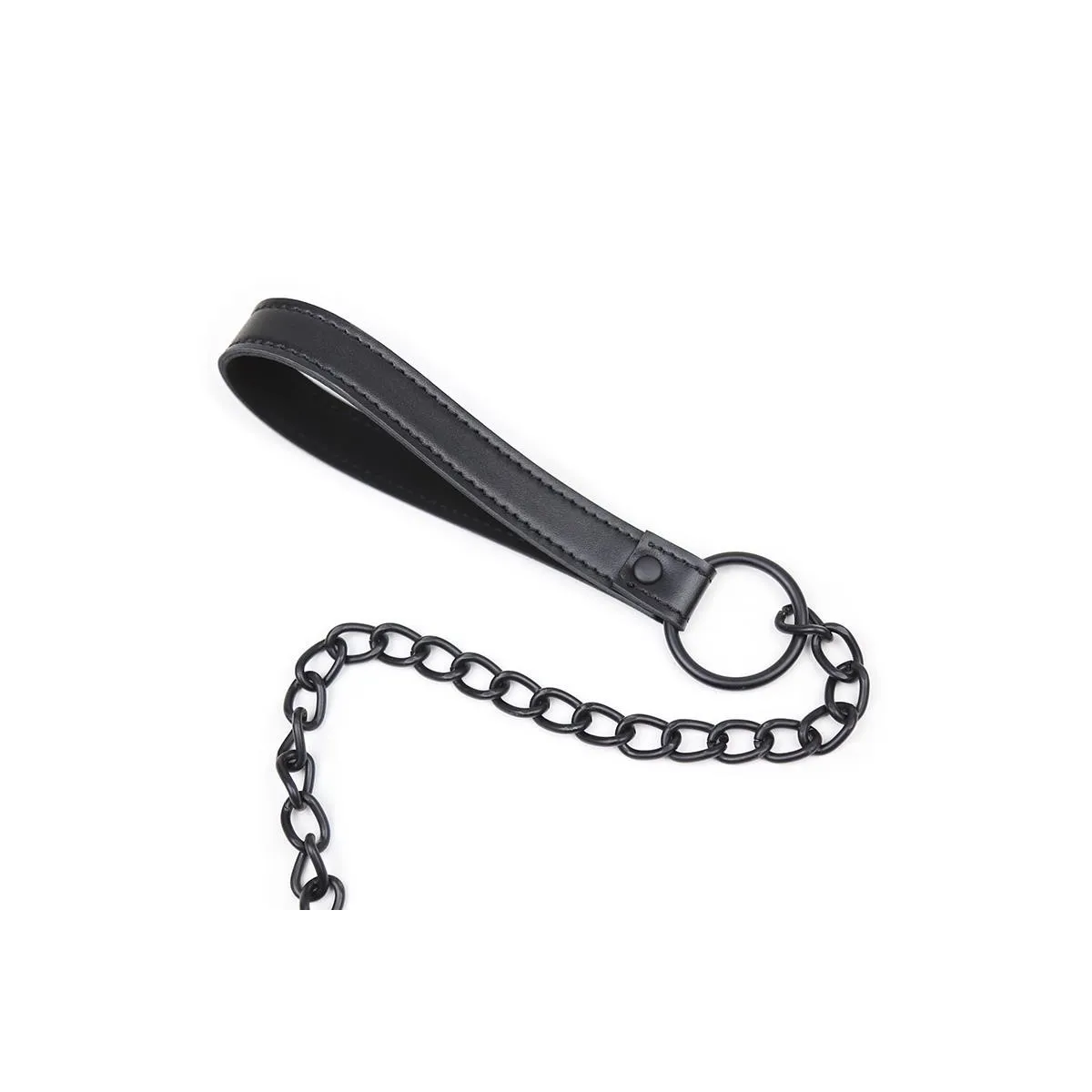 Halsband mit Leine, Schwarz von Latetobed BDSM Line | Fesselliebe.de