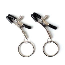 Nippelklemmen mit Metall-O-Ring von Latetobed BDSM Line | Fesselliebe.de