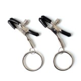 Nippelklemmen mit Metall-O-Ring von Latetobed BDSM Line | Fesselliebe.de