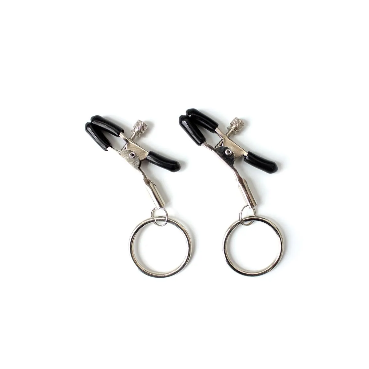 Nippelklemmen mit Metall-O-Ring von Latetobed BDSM Line | Fesselliebe.de