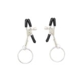 Nippelklemmen mit Metall-O-Ring von Latetobed BDSM Line | Fesselliebe.de
