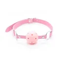 Atmungsaktiver Knebelball, Verstellbar, 4,5 cm Rosa von Latetobed BDSM Line