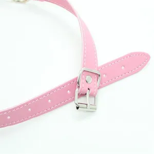 Atmungsaktiver Knebelball, Verstellbar, 4,5 cm Rosa von Latetobed BDSM Line