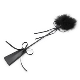 Feder-Kitzler und Paddel, 49 cm, Schwarz von Latetobed BDSM Line | Fesselliebe.de
