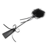 Feder-Kitzler und Paddel, 49 cm, Schwarz von Latetobed BDSM Line | Fesselliebe.de
