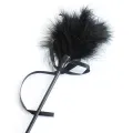Feder-Kitzler und Paddel, 49 cm, Schwarz von Latetobed BDSM Line