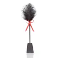 Federkitzler und Paddel, 36 cm, Rot/Schwarz von Latetobed BDSM Line